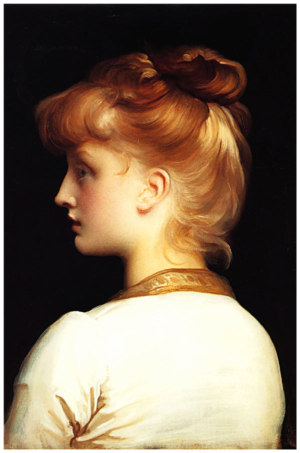 A Girl | Frederic Leighton | Painting Art Print | Wall Frame