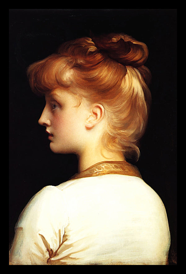 A Girl | Frederic Leighton | Painting Art Print | Wall Frame