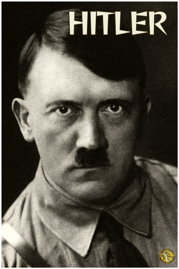Adolf Hitler | Vintage Famous Personalities | Large Poster Art Print | Wall Frame
