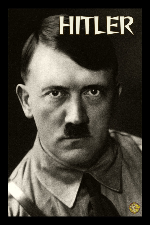 Adolf Hitler | Vintage Famous Personalities | Large Poster Art Print | Wall Frame