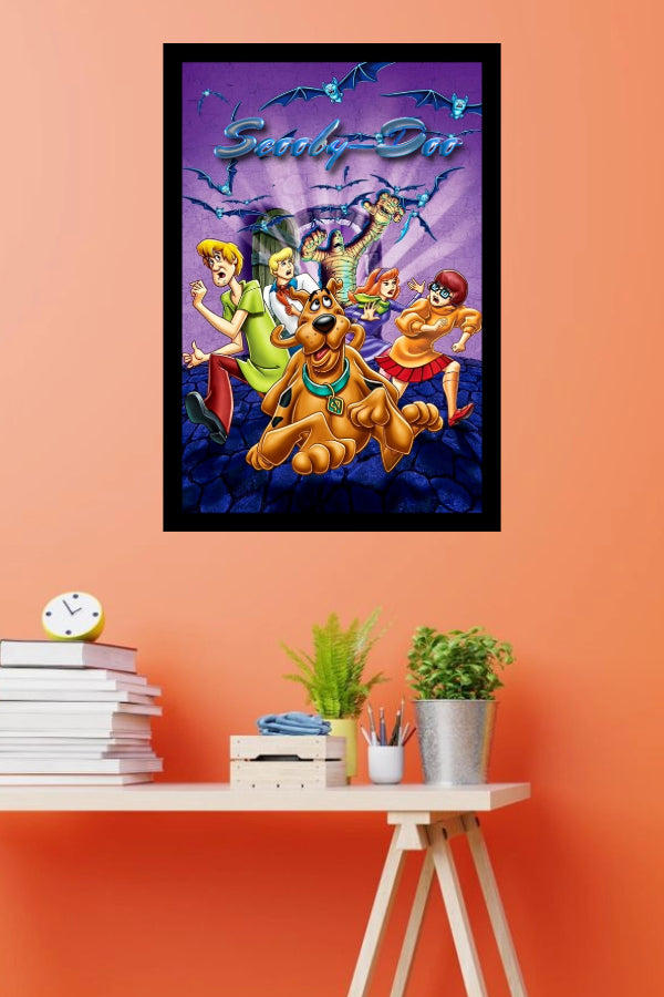 Scooby Doo | Classic Cartoon Poster | Art Print | Wall Frame