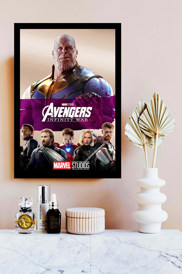 Avengers Infinity War (2018) | Hollywood Movie Poster | Wall Frame