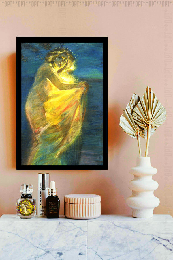 Woman Clothed With The Sun (1905) | Alice Pike Barney | Painting Art Print | Wall Frame