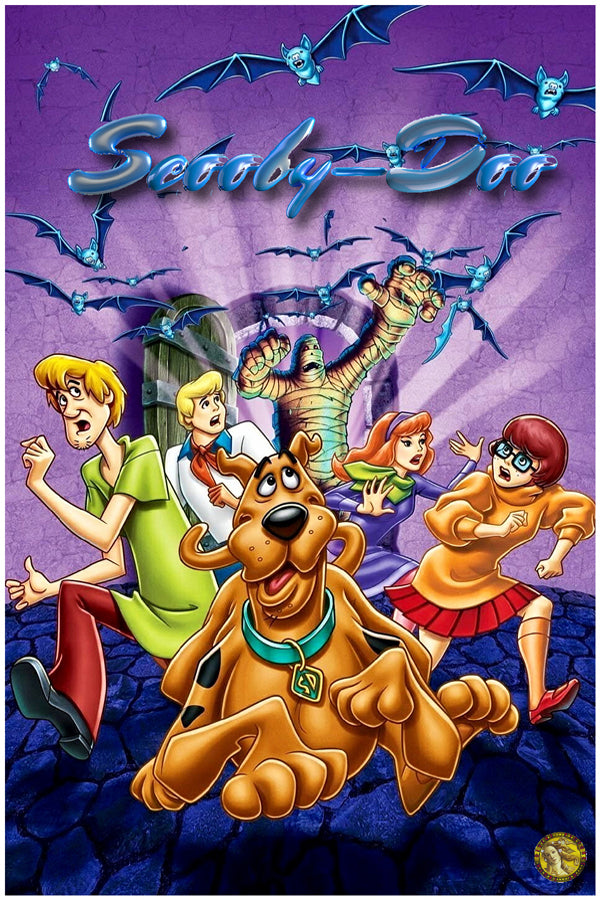 Scooby Doo | Classic Cartoon Poster | Art Print | Wall Frame