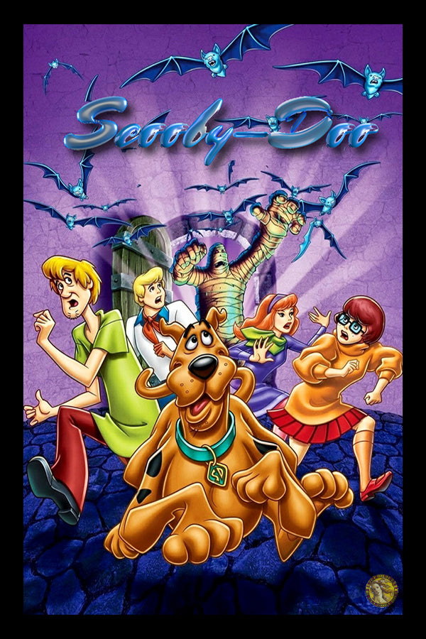 Scooby Doo | Classic Cartoon Poster | Art Print | Wall Frame