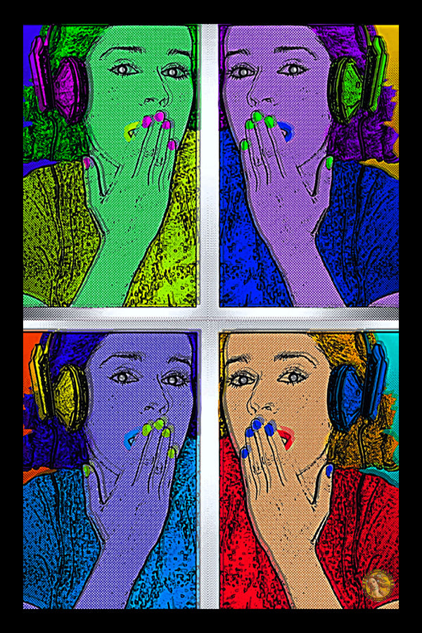 May Be We Shouldn't Talk About It | Vintage Pop Art | Large Poster Print | Wall Frame