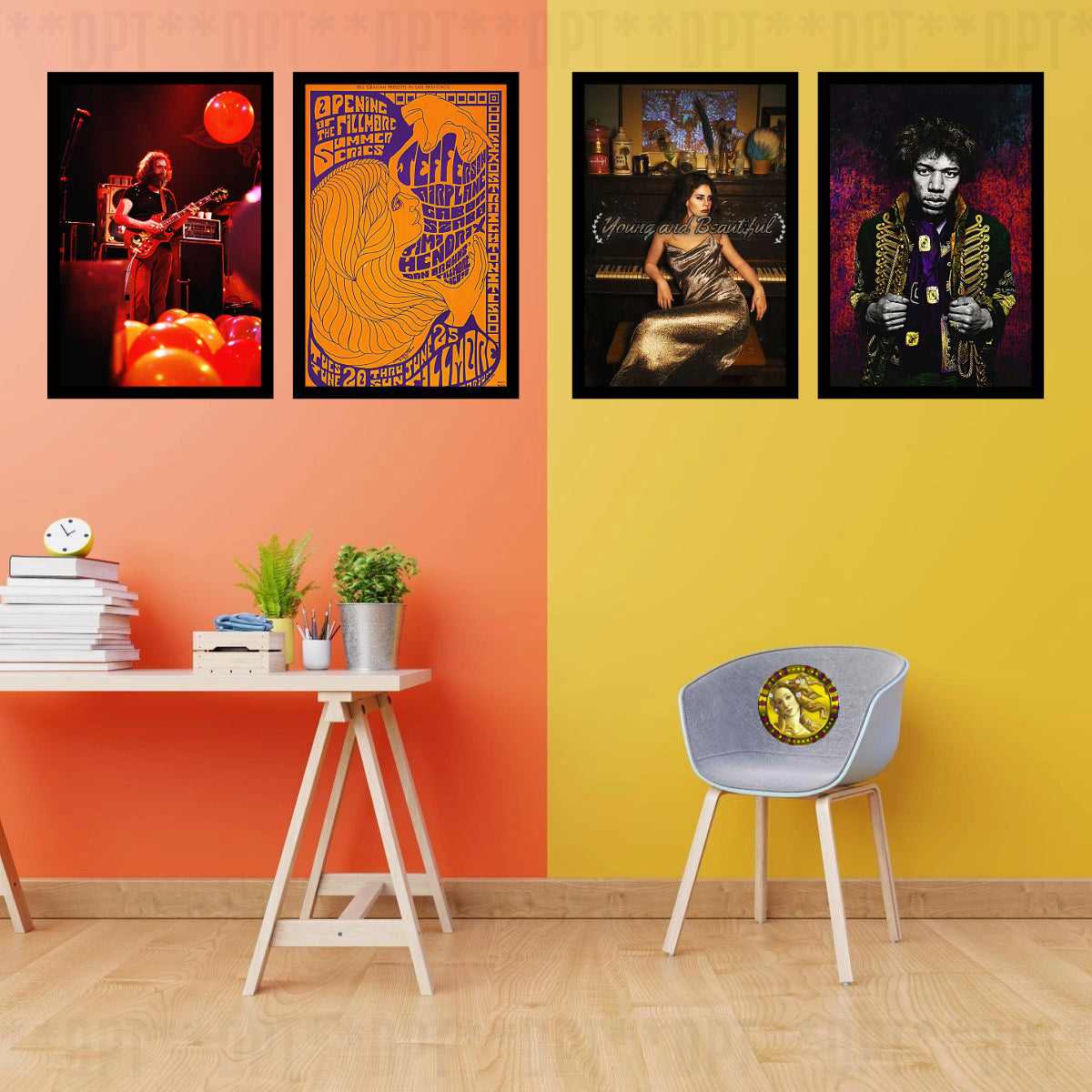 Lana Del Rey | Young and Beautiful | Vintage Music Artist | Art Poster Print | Wall Frame