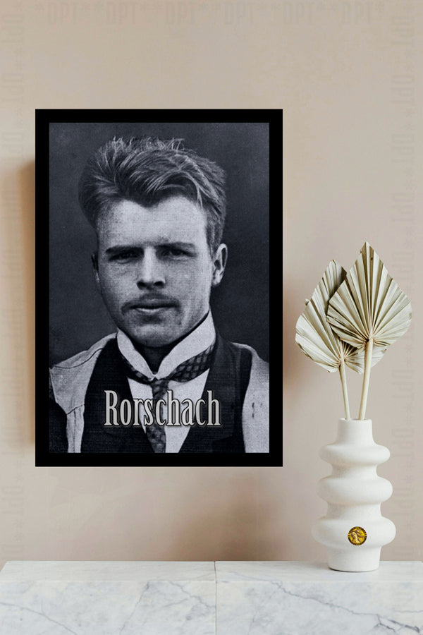 Hermann Rorschach | Vintage Famous Personalities | Large Poster Art Print | Wall Frame