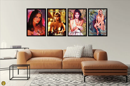 Barbara Bach | Vintage Hollywood Actress | Art Print | Wall Frame