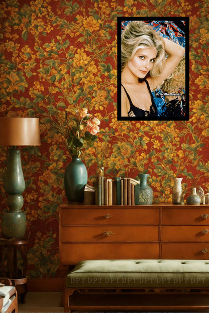 Priscilla Barnes | Vintage Hollywood Actress | Art Print | Wall Frame