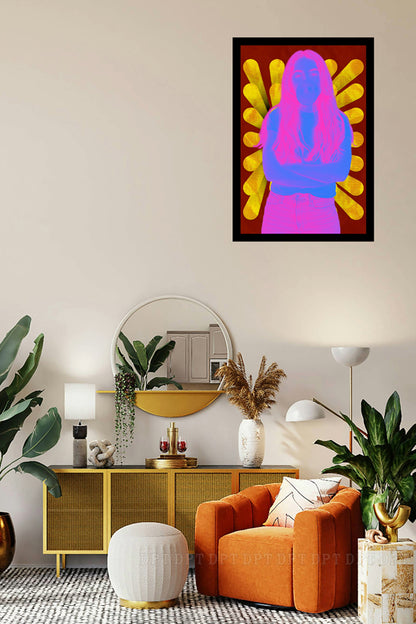 The Bubblegum Rock | Psychedelic Artwork | Art Print | Wall Frame