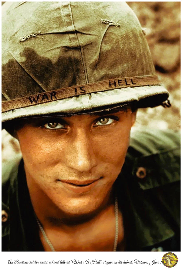 War Is Hell 1965 | Vintage Iconic Photograph | Wall Frame