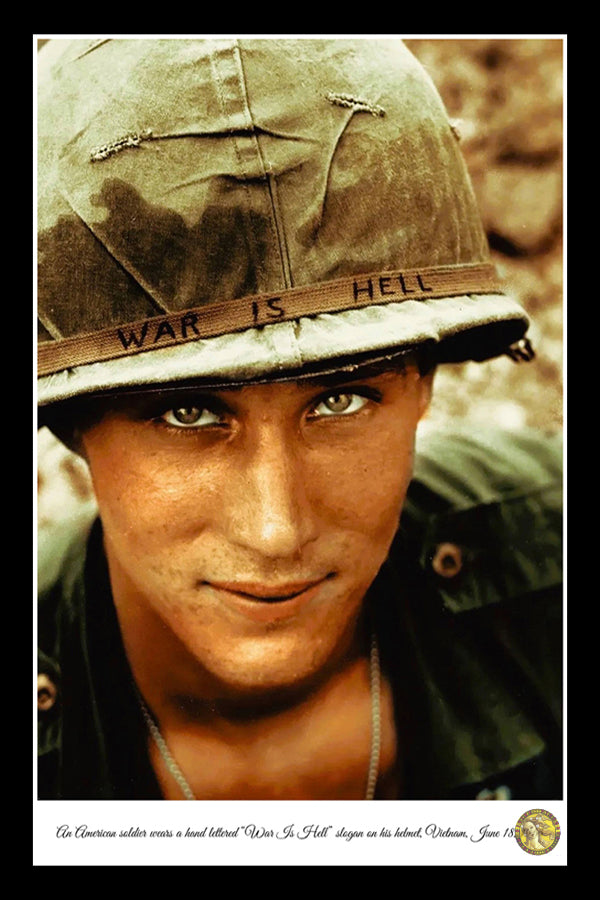 War Is Hell 1965 | Vintage Iconic Photograph | Wall Frame