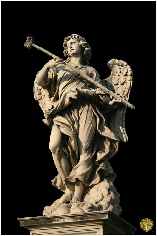 Angel Bearing A Sponge  | Antonio Giorgetti (1668-69) | Vintage Sculptures | Art Print | Wall Frame