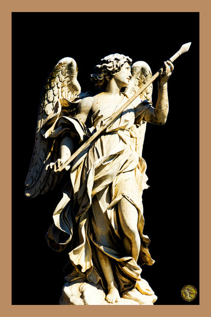 The Angel with the Lance | Domenico Guidi | Vintage Sculptures | Art Print | Wall Frame