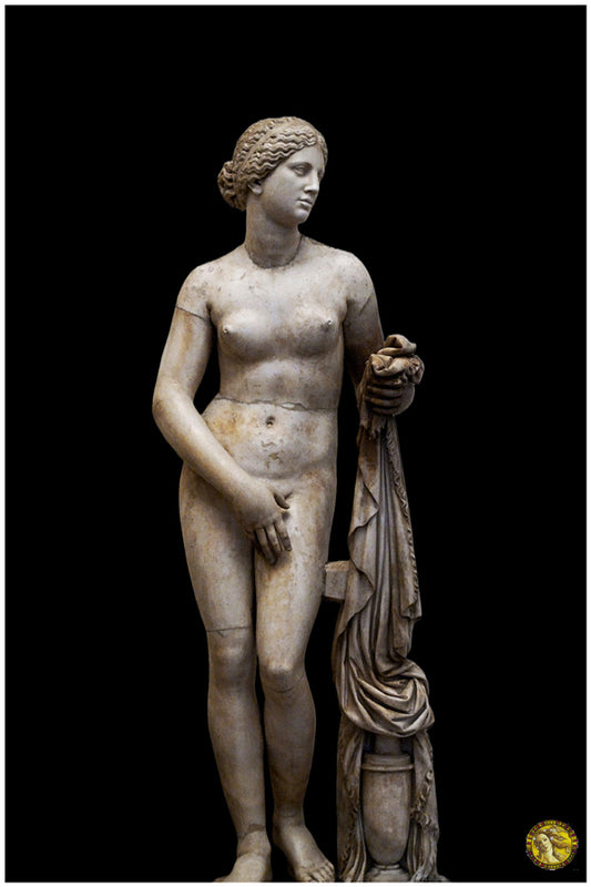 Aphrodite of Knidos | Praxiteles of Athens | Vintage Sculptures | Art Print | Wall Frame