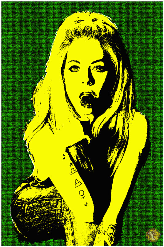 Avril Lavigne | Vintage Pop Art | Large Poster Print | Wall Frame