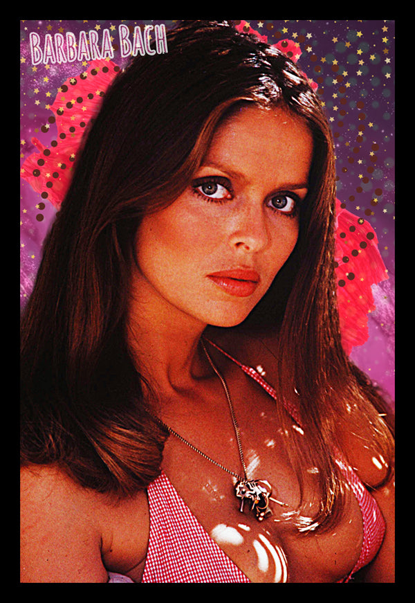 Barbara Bach | Vintage Hollywood Actress | Art Print | Wall Frame