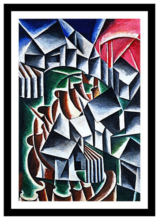 Birsk (1916) | Lyubov Popova | Abstract Geometric Art Print | Wall Frame