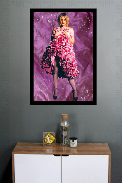 Olivia Holt  | Vintage Music Artist | Art Poster Print | Wall Frame