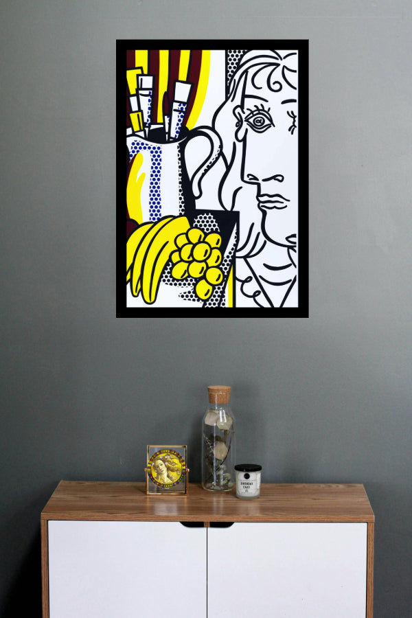 Still life with Picasso (1973) | Roy Lichtenstein | Vintage Pop Art | Large Poster Print | Wall Frame