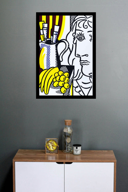 Still life with Picasso (1973) | Roy Lichtenstein | Vintage Pop Art | Large Poster Print | Wall Frame