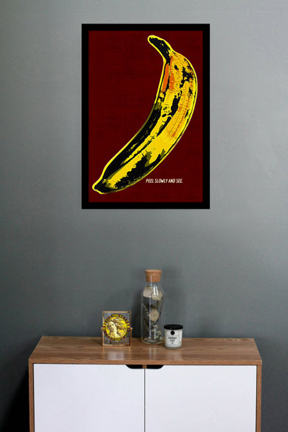 Peel Slowly And See | The Velvet Underground | Vintage Pop Art | Large Poster Print | Wall Frame