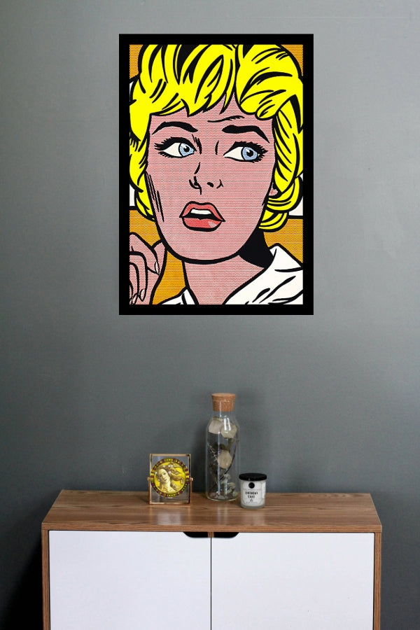 Nurse (1964) | Roy Lichtenstein | Vintage Pop Art | Large Poster Print | Wall Frame