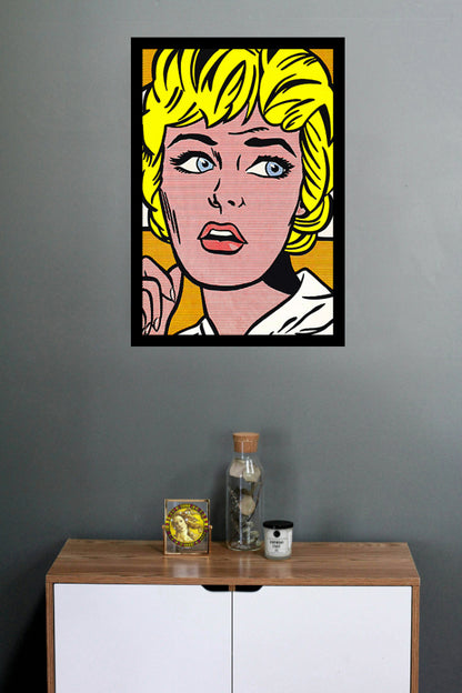 Nurse (1964) | Roy Lichtenstein | Vintage Pop Art | Large Poster Print | Wall Frame