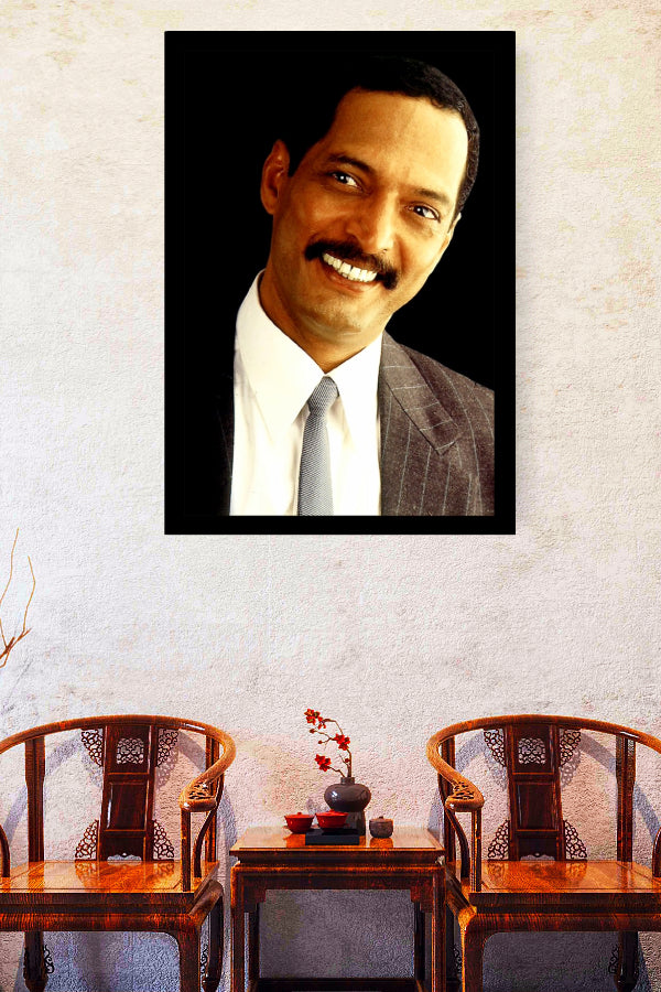 Nana Patekar | Vintage Bollywood Actor | Large Art Print | Wall Frame