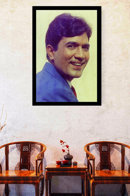 Rajesh Khanna | Vintage Bollywood Actor | Large Art Print | Wall Frame