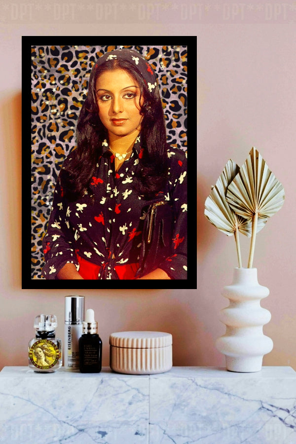 Neetu Singh | Vintage Bollywood Actress | Large Art Print | Wall Frame