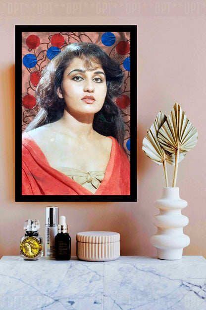 Reena Roy | Vintage Bollywood Actress | Large Art Print | Wall Frame