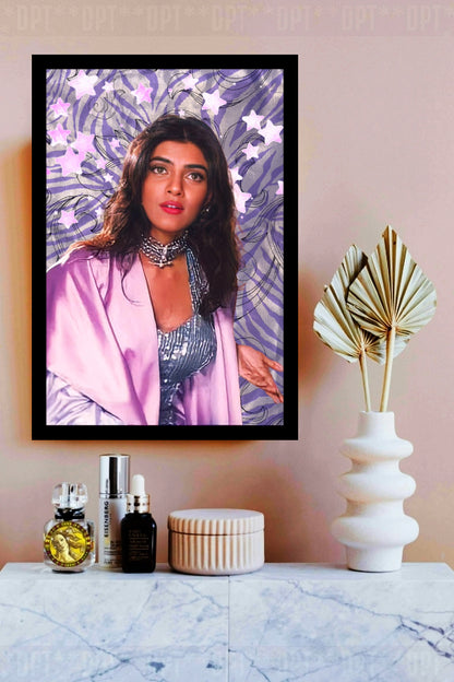 Sushmita Sen | Vintage Bollywood Actress | Large Art Print | Wall Frame