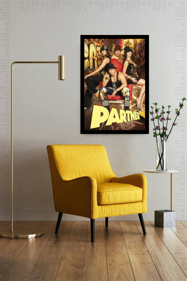 Partner (2007) | Bollywood Movie Poster | Wall Frame