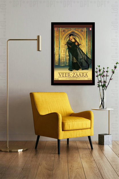 Veer-Zaara (2004) | Bollywood Movie Poster | Wall Frame