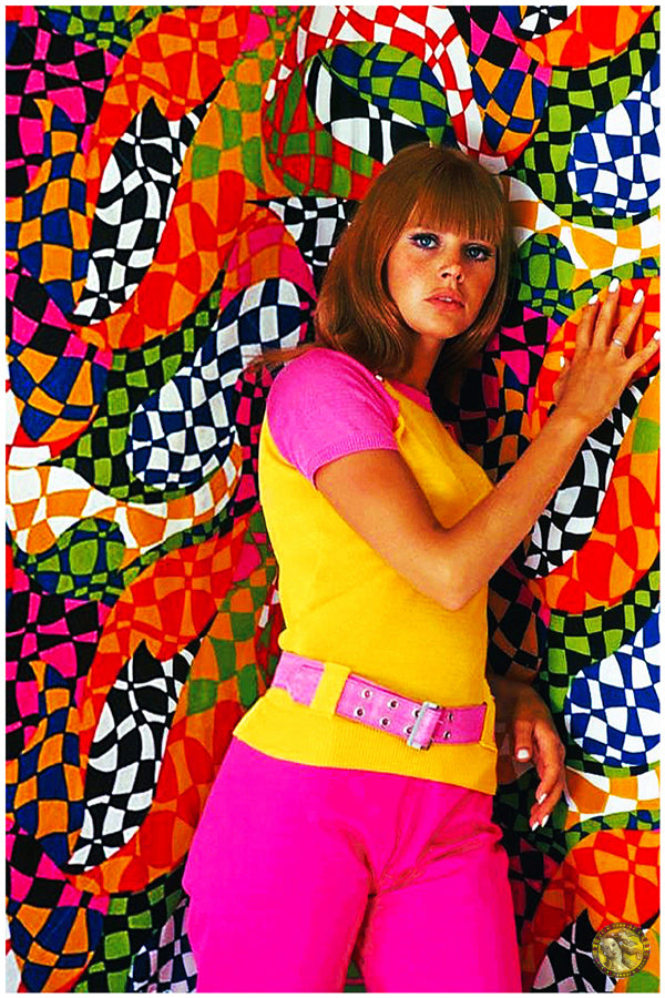 Britt Ekland (1967) | Vintage Fashion Art Print | Wall Frame