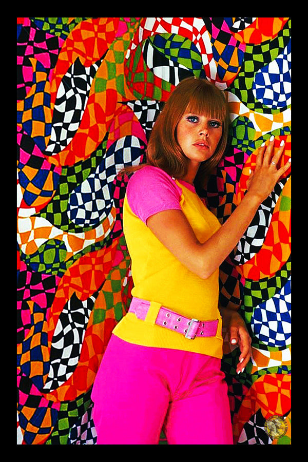 Britt Ekland (1967) | Vintage Fashion Art Print | Wall Frame