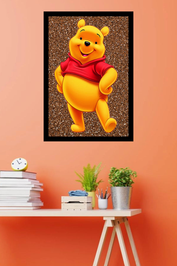 Winnie The Pooh | Classic Cartoon Poster | Art Print | Wall Frame