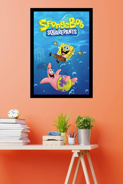 SpongeBob SquarePants | Classic Anime Poster | Art Print | Wall Frame