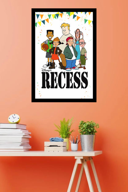 Recess | Classic Cartoon Poster | Art Print | Wall Frame