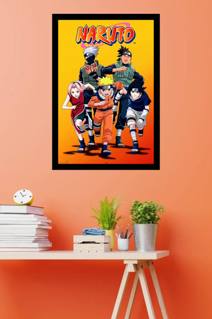 Naruto | Classic Cartoon Poster | Art Print | Wall Frame