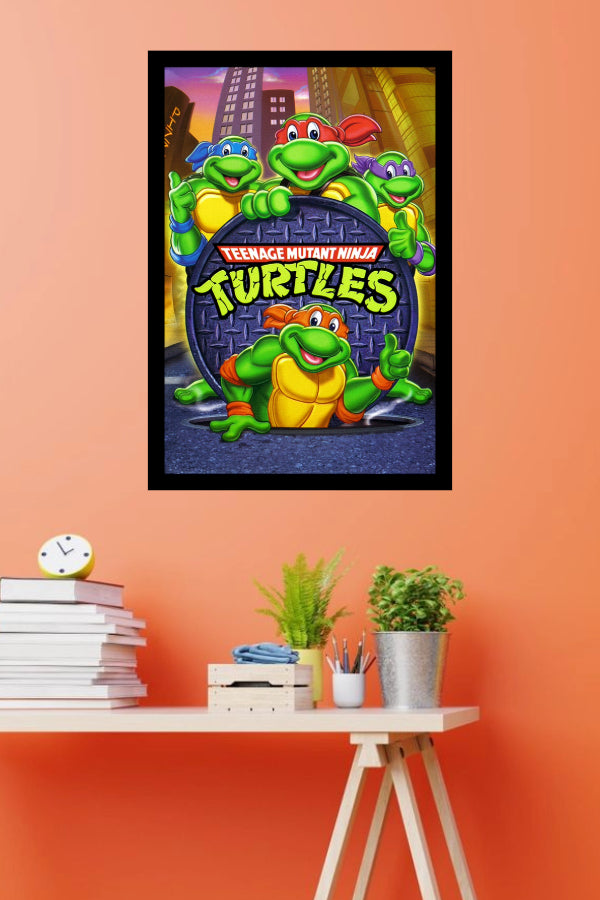 Teenage Mutant Ninja Turtles | Classic Cartoon Poster | Art Print | Wall Frame