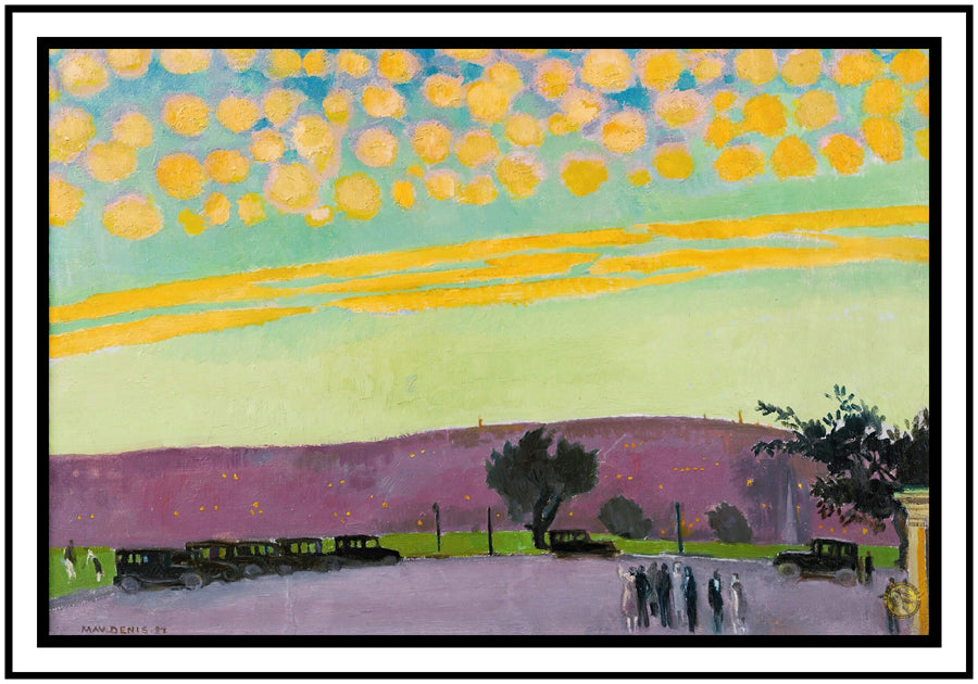 Sunset in Pittsburgh (1927) | Maurice Denis | Painting Art Print | Wall Frame