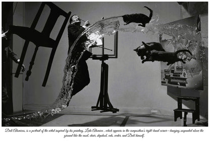 Dali Atomicus, Philippe Halsman 1948 | Vintage Iconic Photograph | Wall Frame