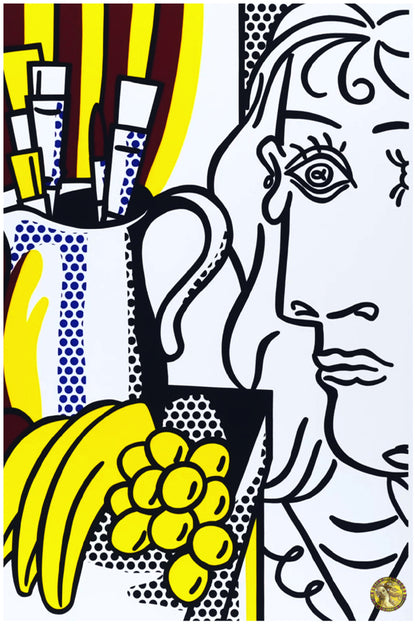 Still life with Picasso (1973) | Roy Lichtenstein | Vintage Pop Art | Large Poster Print | Wall Frame