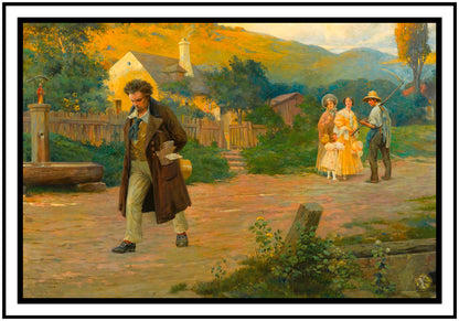 The Lonely Master Beethoven On A Walk Near Vienna (1922) | Otto Nowak | Painting Art Print | Wall Frame