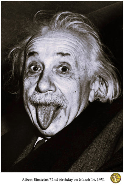 Albert Einstein’s Birthday 1951 | Vintage Iconic Photograph | Wall Frame