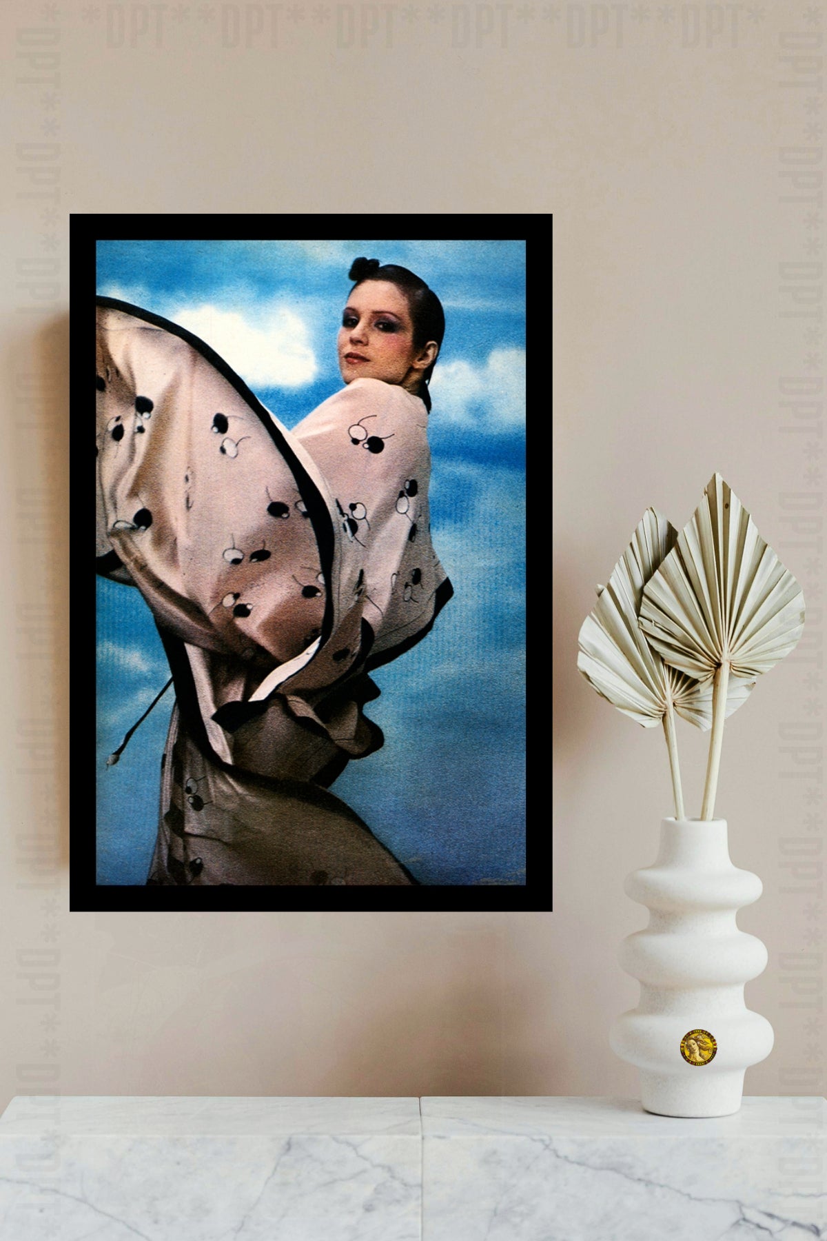 The Impressionist Chloe (1975) | Vintage Fashion Art Print | Wall Frame