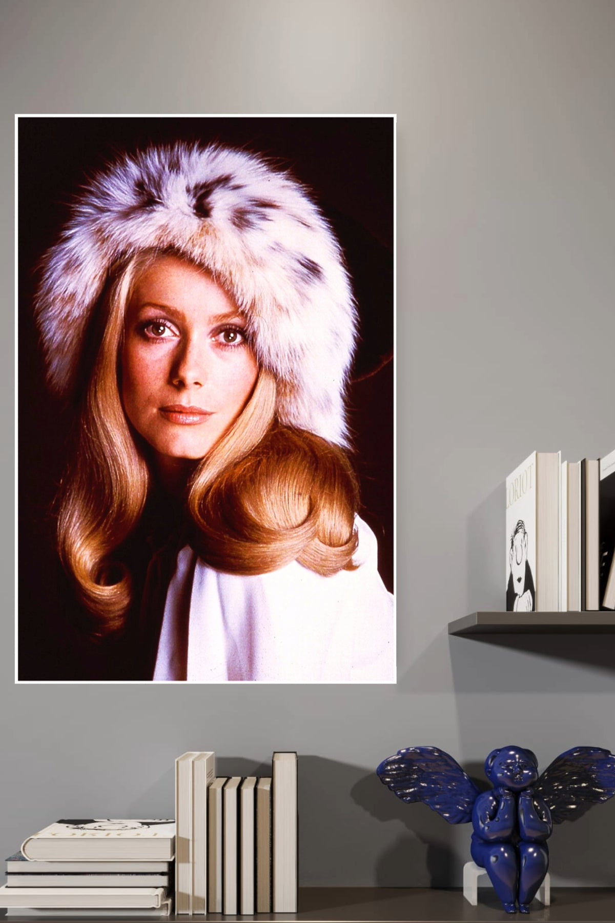 Catherine Deneuve in The April Fools (1969) | Vintage Fashion Art Print | Wall Frame